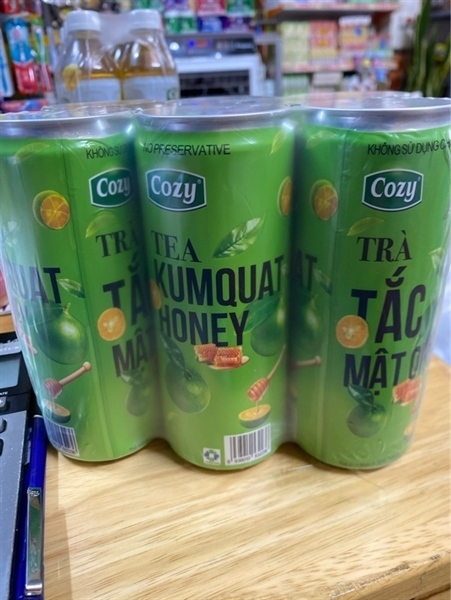 Trà tắc mật ong cozy 320ml