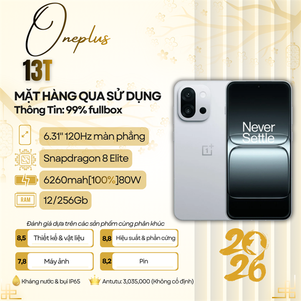 Oneplus 13T 12/256Gb Fullbox 99%