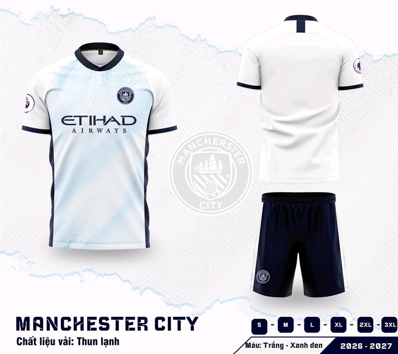 Mancity Trắng mới 2026