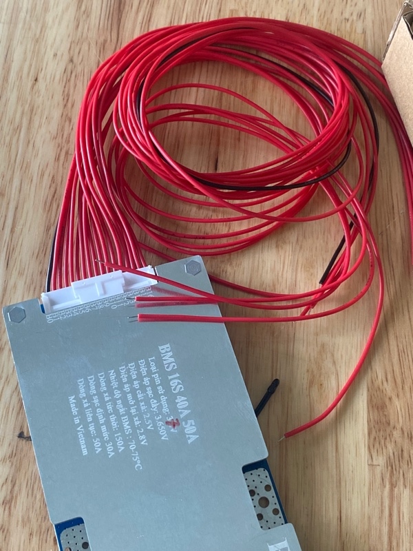 Mạch BMS 16S 60V 40A - Mạch Bảo Vệ Pin Lithium Ion 3.7V Chuyên Dụng Cho Xe Điện, Xe Máy Điện - Hàng Cao Cấp
