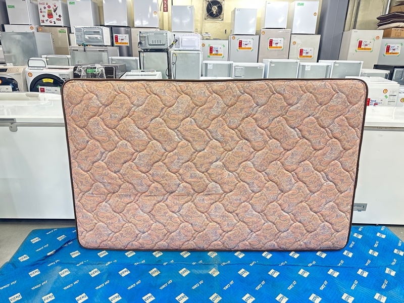 Đệm m2 hồng viền nâu 2 mặt cứng