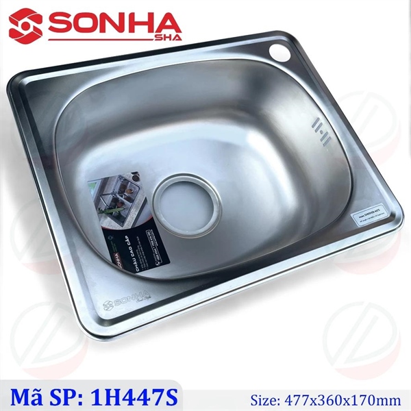 Chậu chén Sơn Hà 1H447S 1 hộc (I)