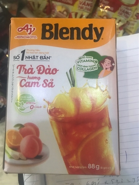 Trà đào cam xả Blendy Ajinomoto 88g