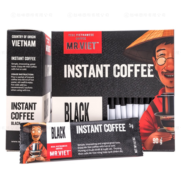 Mr. Viet 即溶黑咖啡粉 Cà phê hòa tan đen Americano