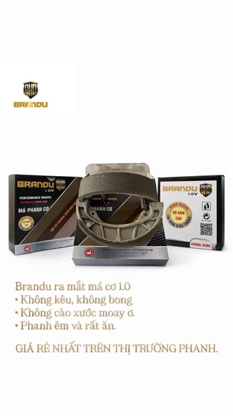 Má phanh cơ Dr/W BRANDU 1.0