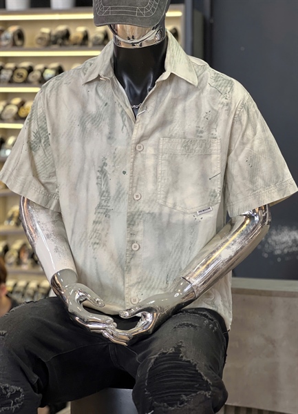 SM tay ngắn- from Boxy-QCY902 Họa tiết was Rêu