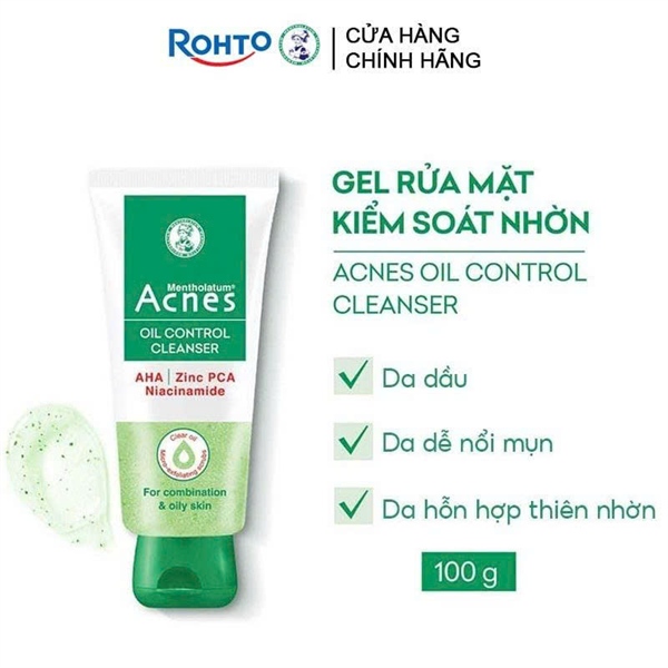 SỮA RỬA MẶT ACNES OIL CONTROL 100G