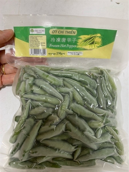 Ớt Chỉ Thiên Xanh Daichi 250G 冷凍青唐辛子