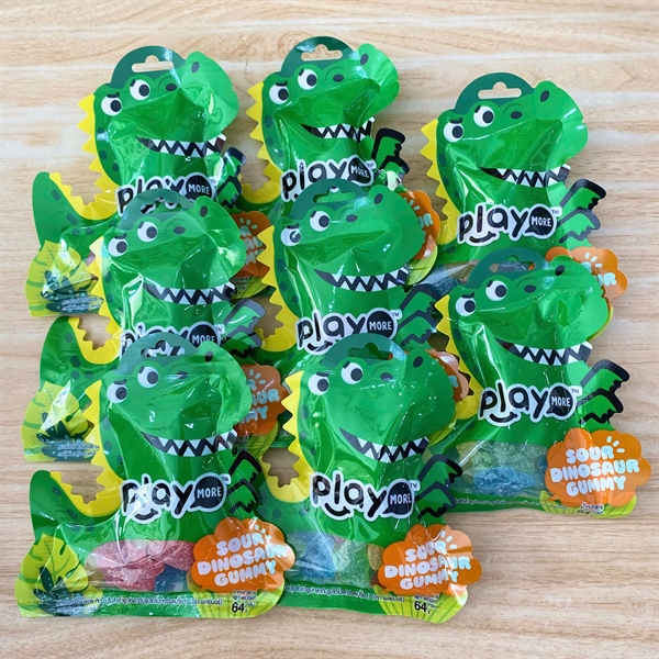 Kẹo dẻo trái cây Play More Dino Saur 64g