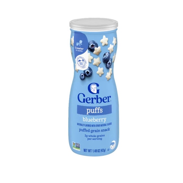 Bánh ăn dặm Gerber hũ cao 8M+ 42g Việt quất