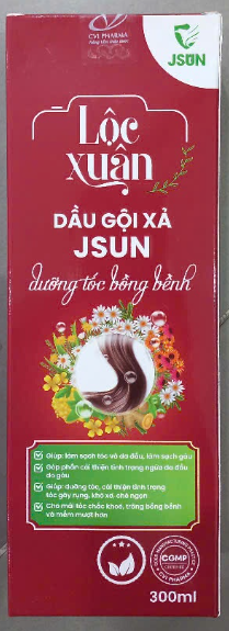 Lộc xuân Dầu gội xả Jsun dưỡng tóc bồng bềnh 300ml - CVI