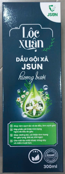 Lộc xuân Dầu gội xả Jsun hương bưởi 300ml - CVI (Chai)