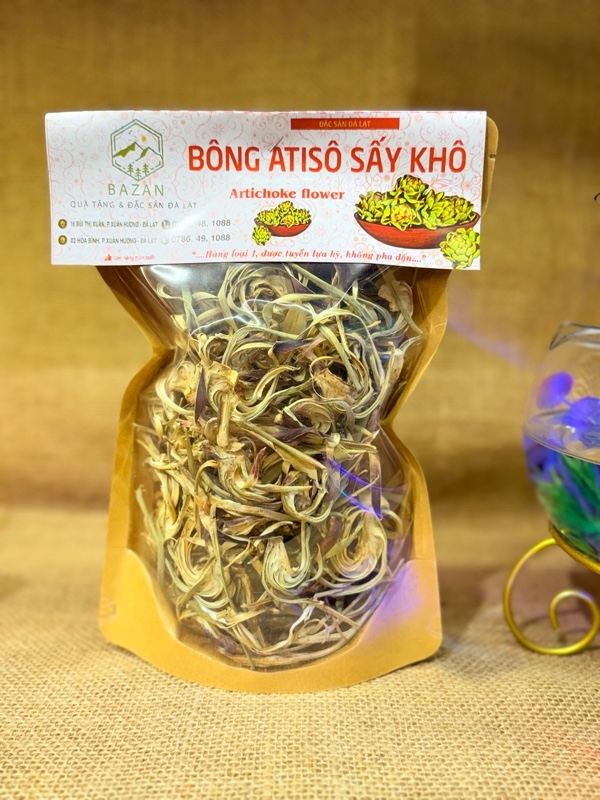 Bông atiso khô loại nhất túi 150gram