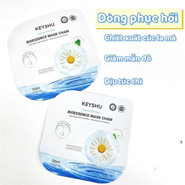 Mặt nạ Keyshu Cúc La Mã - XANH DƯƠNG (VAT).