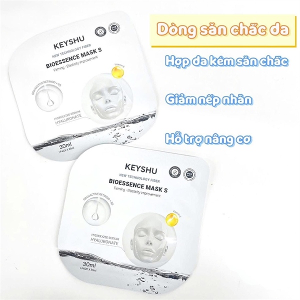 Mặt nạ Keyshu Hỗ Trợ Nâng Cơ - BẠC (VAT)