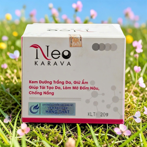 Kem Neo Karava dưỡng trắng da, giữ ẩm, giúp tái tạo da, mờ đốm nâu, chống nắng