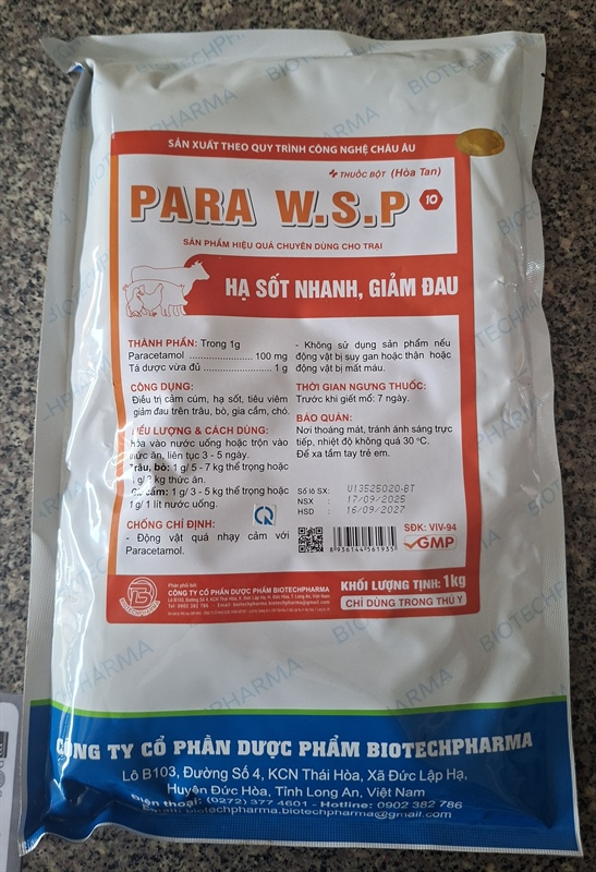 VV PARA 10WSP (1Kg)