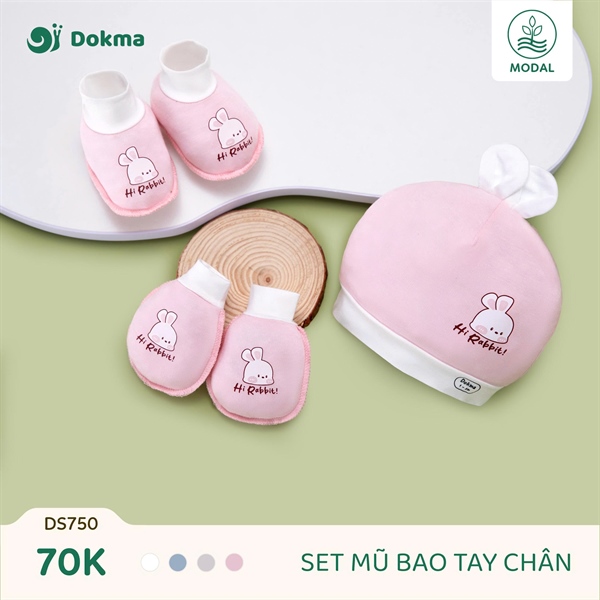 Set mũ bao tay chân Dokma DS750 họa tiết