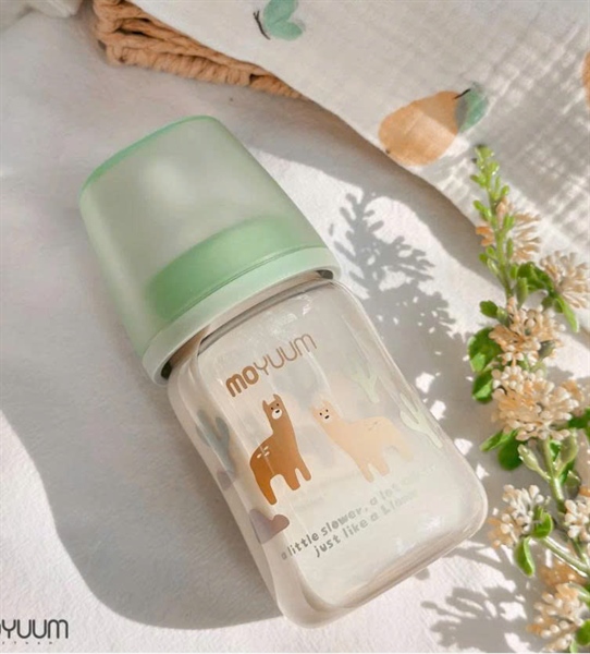 Bình sữa Moyuum Premium PPSU All in One Bottle 170ml (1M+) mẫu lạc đà