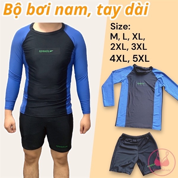 Bộ bơi nam tay dài đại