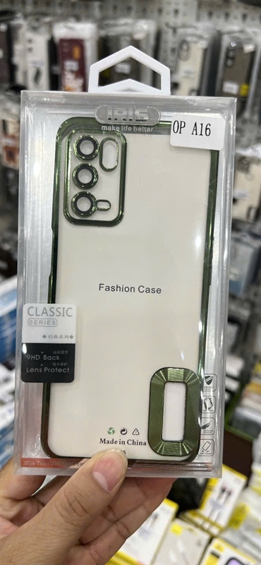 Ốp OPPO A16 IRIS viền si