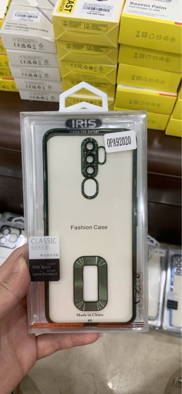 Ốp OPPO A5 2020/ A9 2020 IRIS viền si