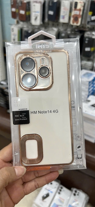 Ốp XIAOMI Note 14 4G IRIS viền si