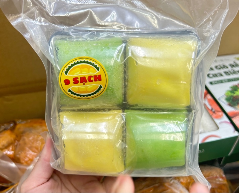 9 sạch bánh crepe sầu riêng 4 cái 200 gr
