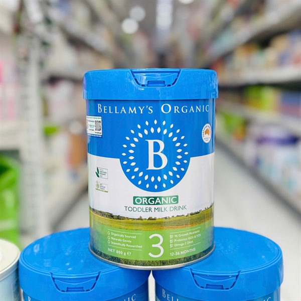Sữa bột Bellamy's Organic số 3 800g 12M+