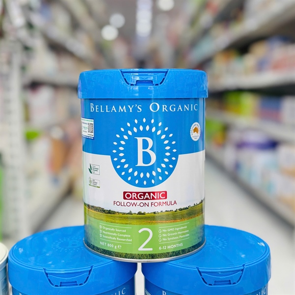 Sữa bột Bellamy's Organic số 2 800g 6M+