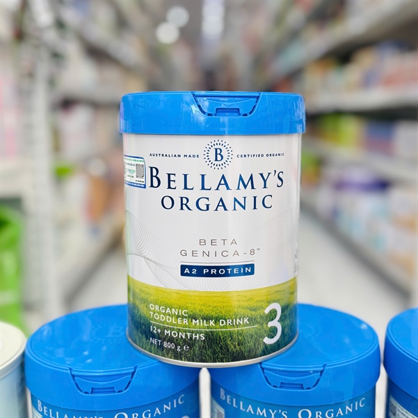 Sữa bột Bellamy's Organic A2 số 3 800g