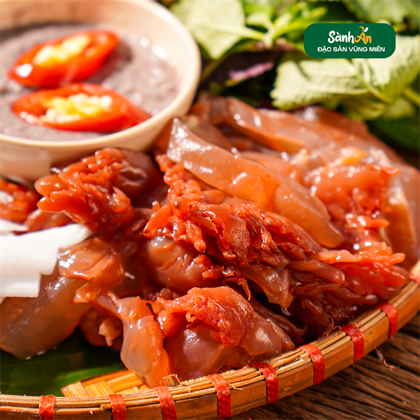 Sứa muối sú vẹt Thái Bình (1kg mix chân và thân)