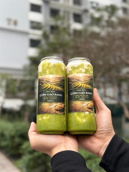 Trà sữa cốm gạo rang 500ml