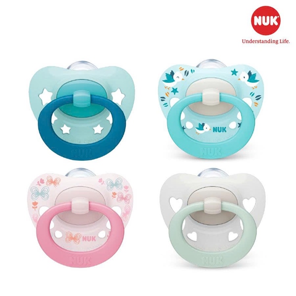 Ti giả Nuk Silicone ban ngày NU39360 (0-6M)