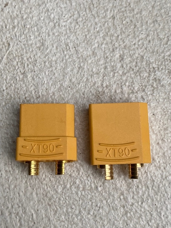 Bộ Jack XT90 Đực Cái (1 Cặp) - Jack Nguồn Chống Tia Lửa Điện Tải Cao 90A Cho Pin Lipo, RC, Xe Điện