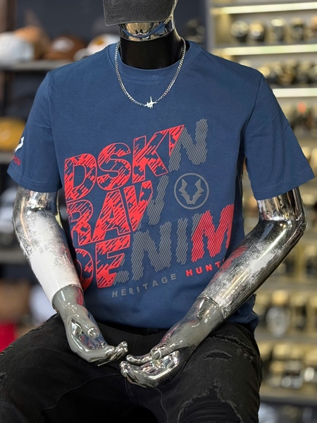 Thun CT- DSKN RAW DENIM- Xanh Đậm