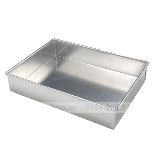 Khuôn chữ nhật gia công đế liền 28x36cm