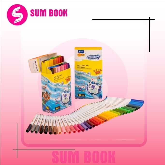 Bút Lông Màu Rửa Được SWM-C006 36 Màu