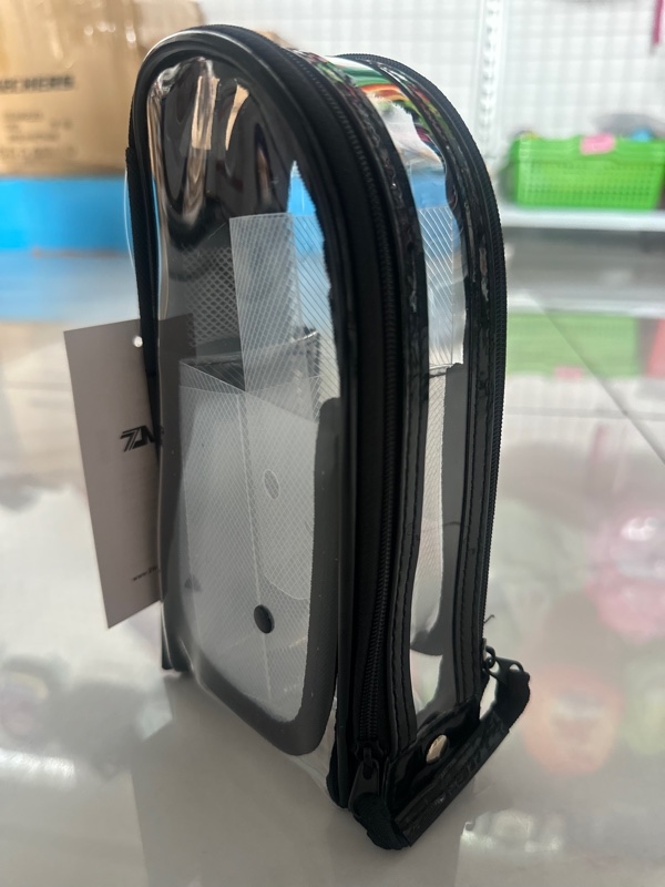 Bóp viết nhựa trong kiểu cắm bút zm-034-1 - Ảnh 1