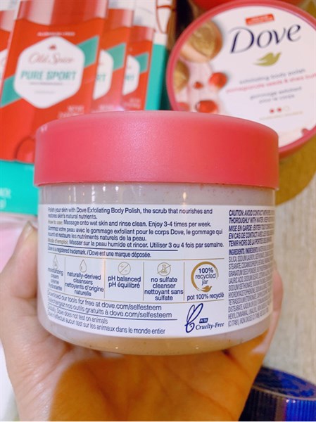 Tẩy tế bào chết Dove bản Mỹ - Ảnh 1