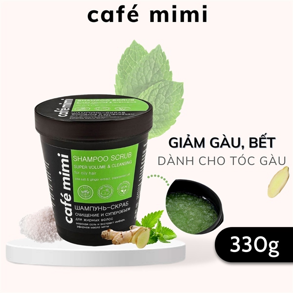 Tẩy tế bào chết da đầu cafe mimi 330g