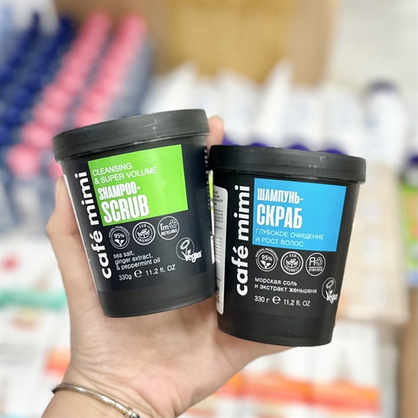 Dầu gội kiêm tẩy da chết giúp làm sạch gầu, kích thích mọc tóc