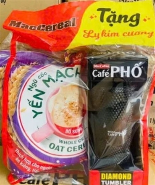 NGŨ CỐC ÍT ĐƯỜNG TÍM TẶNG LY