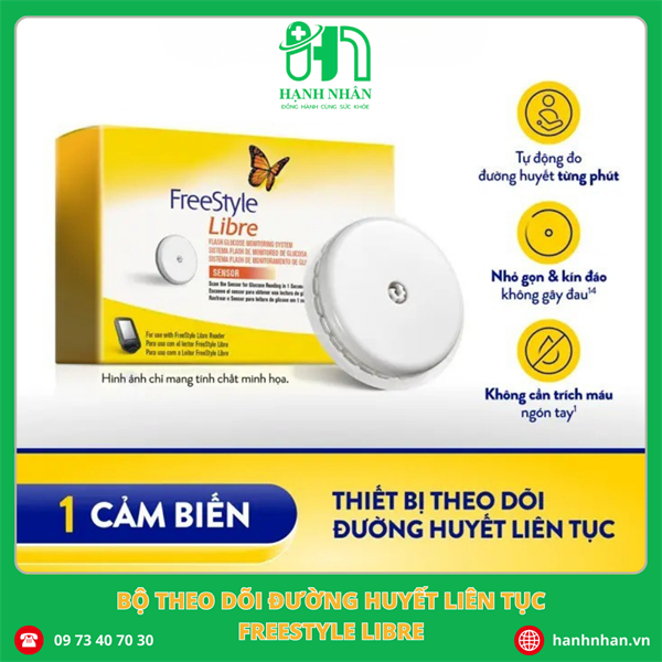 Bộ cảm biến-FreeStyle Libre Flash Glucose Monitoring Sys Sensor ( Gen 3)