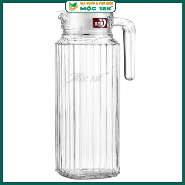 Bình thủy tinh sọc 1L EH1004-2 Deli