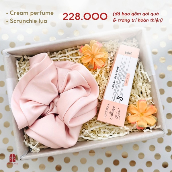Set quà CREAM PERFUME + SCRUNCHIE