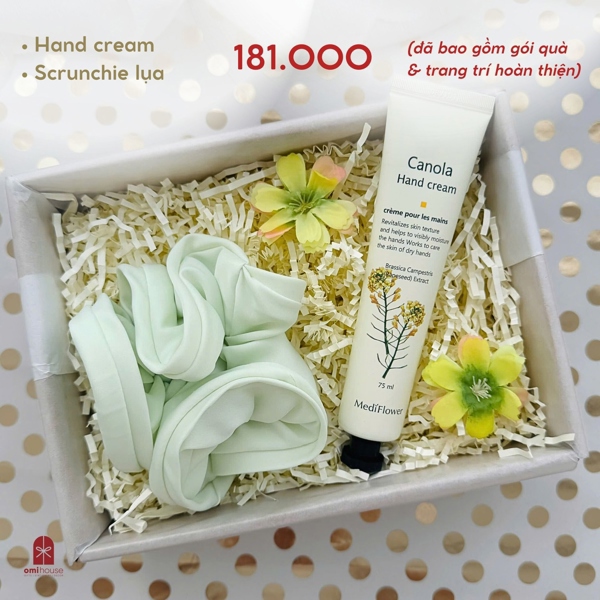 Set quà HAND CREAM + SCRUNCHIE