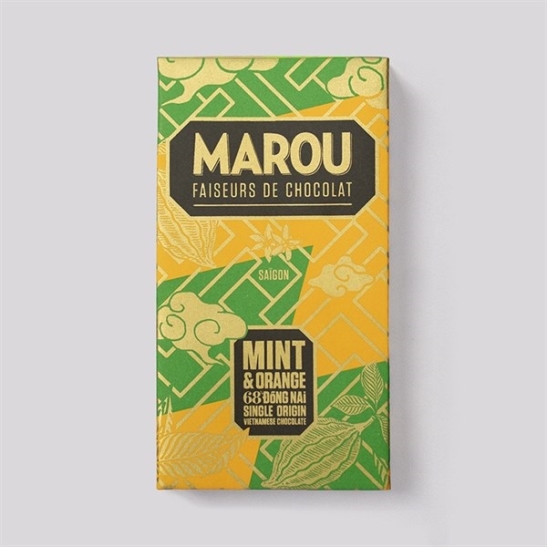 Marou chocolate mint & orange 68% Đồng Nai 24GR