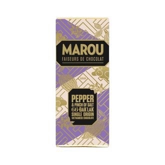 Socola Marou Đắk Lắk pepper & pinch of salt 66%24g