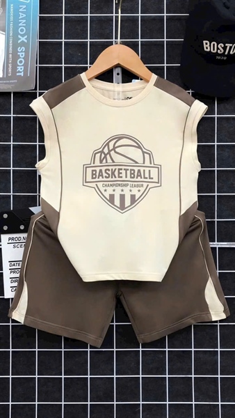 Bộ 3 lỗ BASKETBALL 6-10 (kem-vàng)